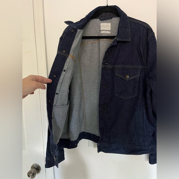 Rag & Bone Men’s denim blue jeans Jacket - Picture 8 of 13